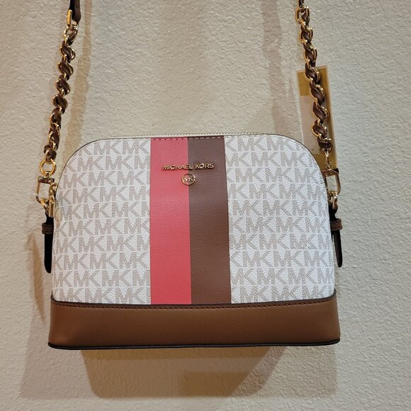 NWT Michael Kors Dome Crossbody Dahlia Multi - Picture 1 of 11